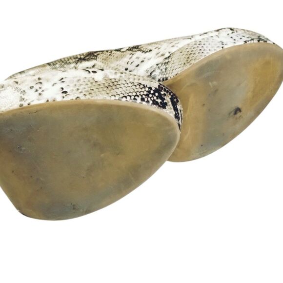 Faux Snakeskin Platform Stilleto Heels Women's 8.5 Slip On Pumps - Picture 7 of 11